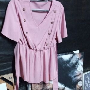 Pink Maternity Shirt